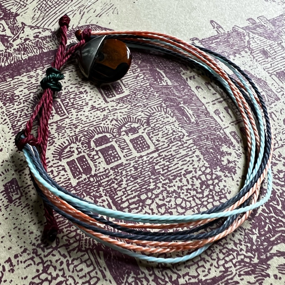 🪷 wax string slide bracelet 🪷